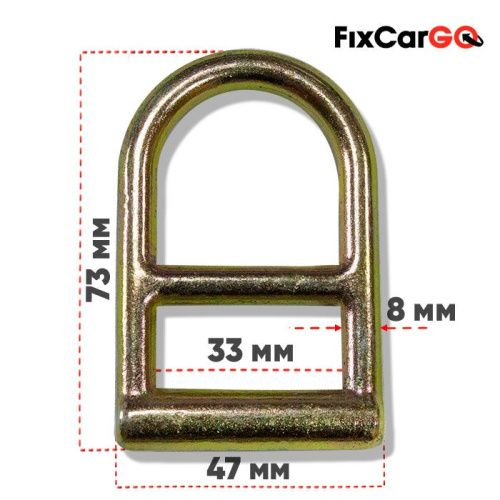 Пряжка 30 мм, 2 т. двухсекционная, WB3301